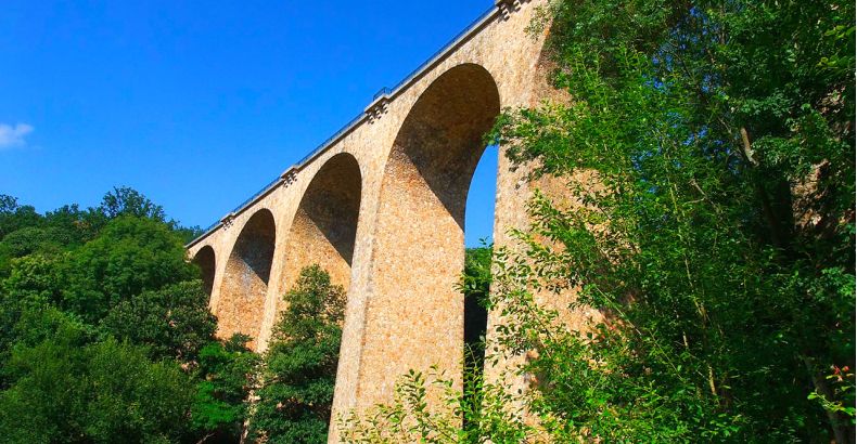 Viaduc des Fauvettes, site d’entraînement et de formation aux travaux sur cordes près de Paris